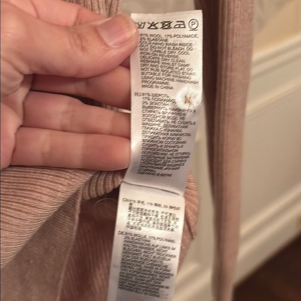 Reiss Women's Ribbed Tan Top - Picture 4 of 7